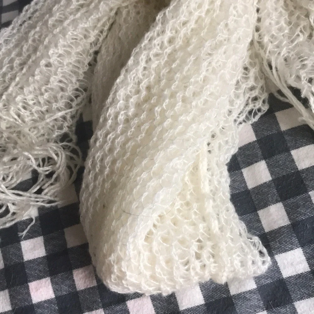NWT Candies cream knit scarf